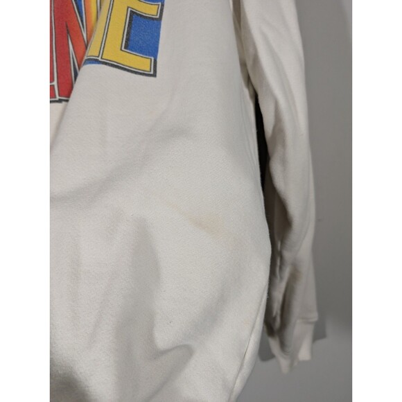 Free People Retro Brand Womens Beige Blondie Graphic Sweatshirt Sz M Oversized‎ - Picture 7 of 9